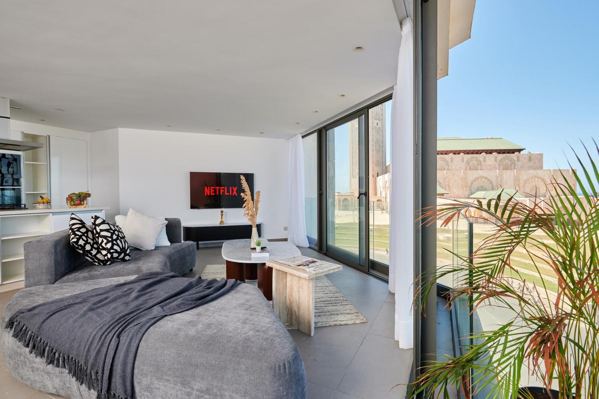 Apartment Sea View B22 -Mosquee Hassan II By Thecasaedition カサブランカ エクステリア 写真