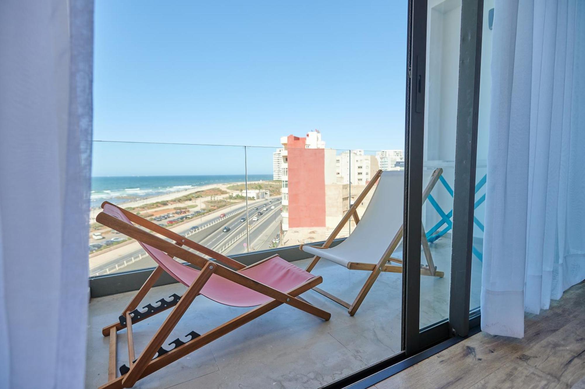 Apartment Sea View B22 -Mosquee Hassan II By Thecasaedition カサブランカ エクステリア 写真